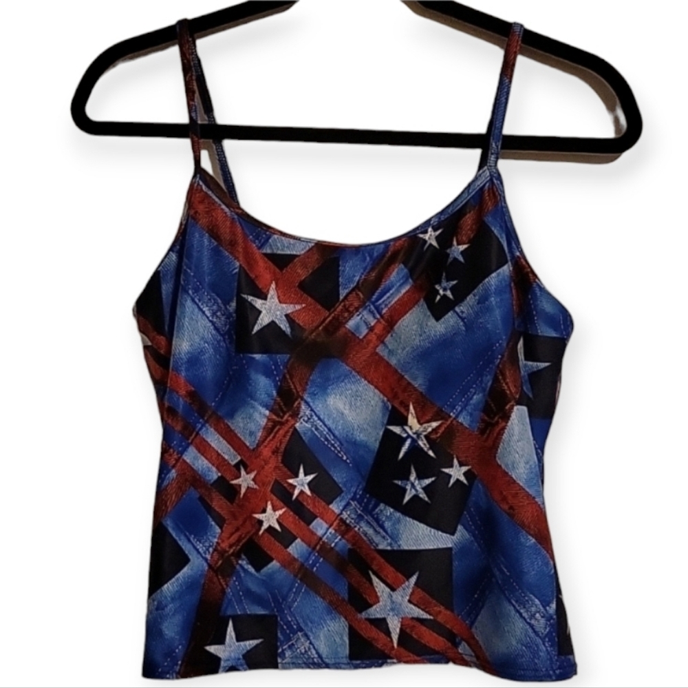 Christina Patriotic Bathing Suit Top